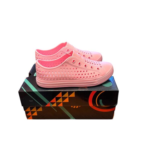 Foamies Skechers NWT Kid's Guzman Lite Light Pink Rubber Water Shoes Size 13 - Picture 2 of 7